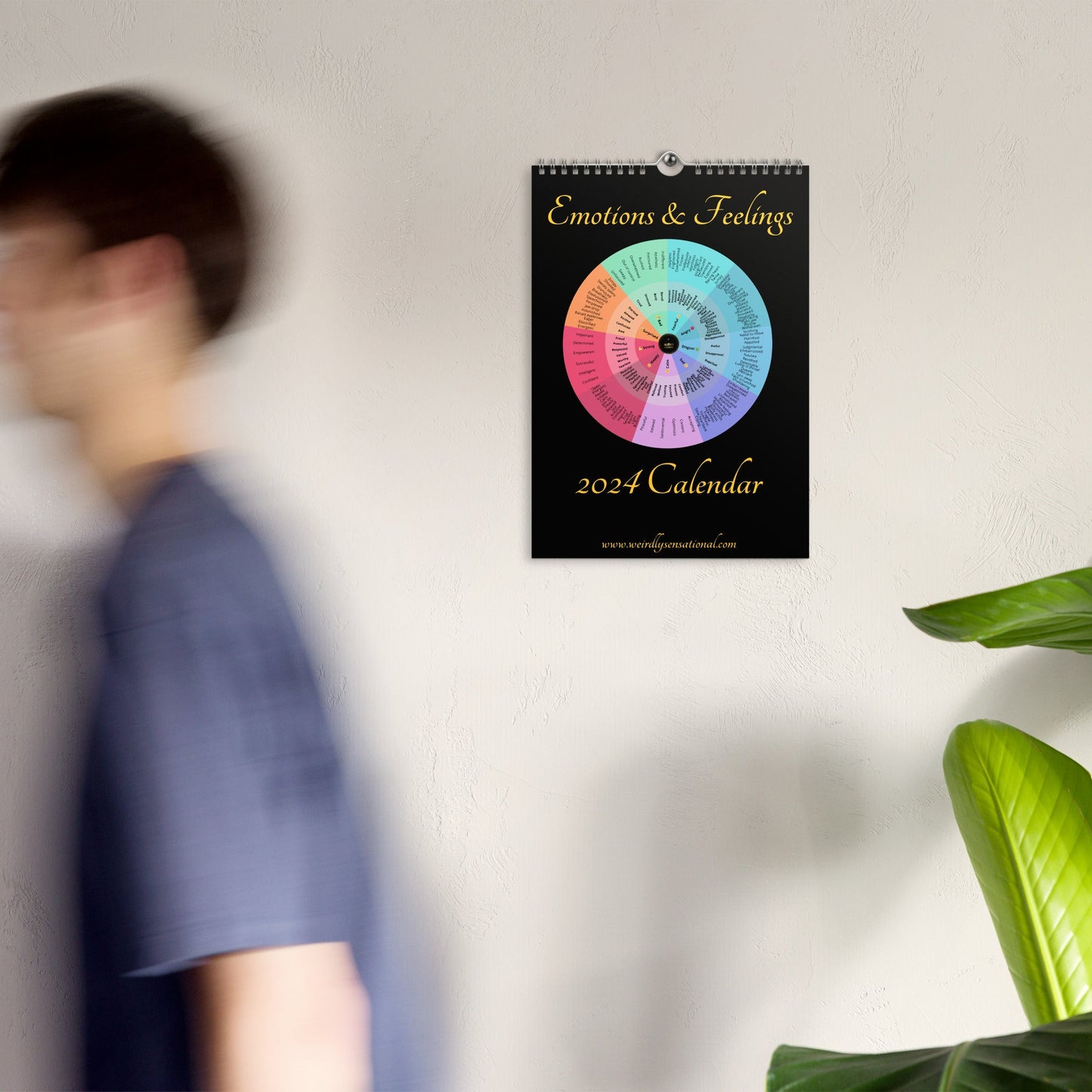 Emotions & Feelings Wall calendar (2024) - Weirdly Sensational