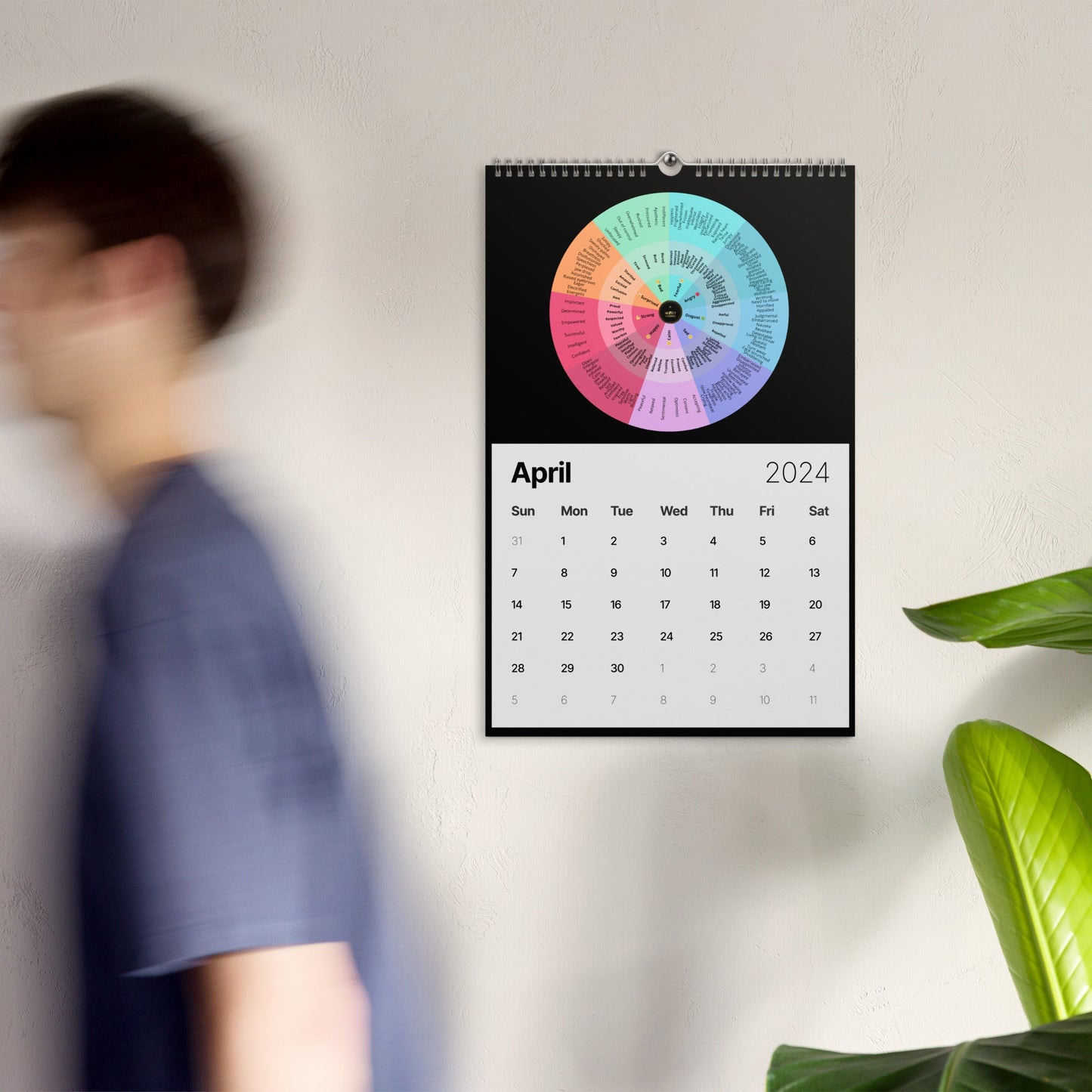Emotions & Feelings Wall calendar (2024) - Weirdly Sensational