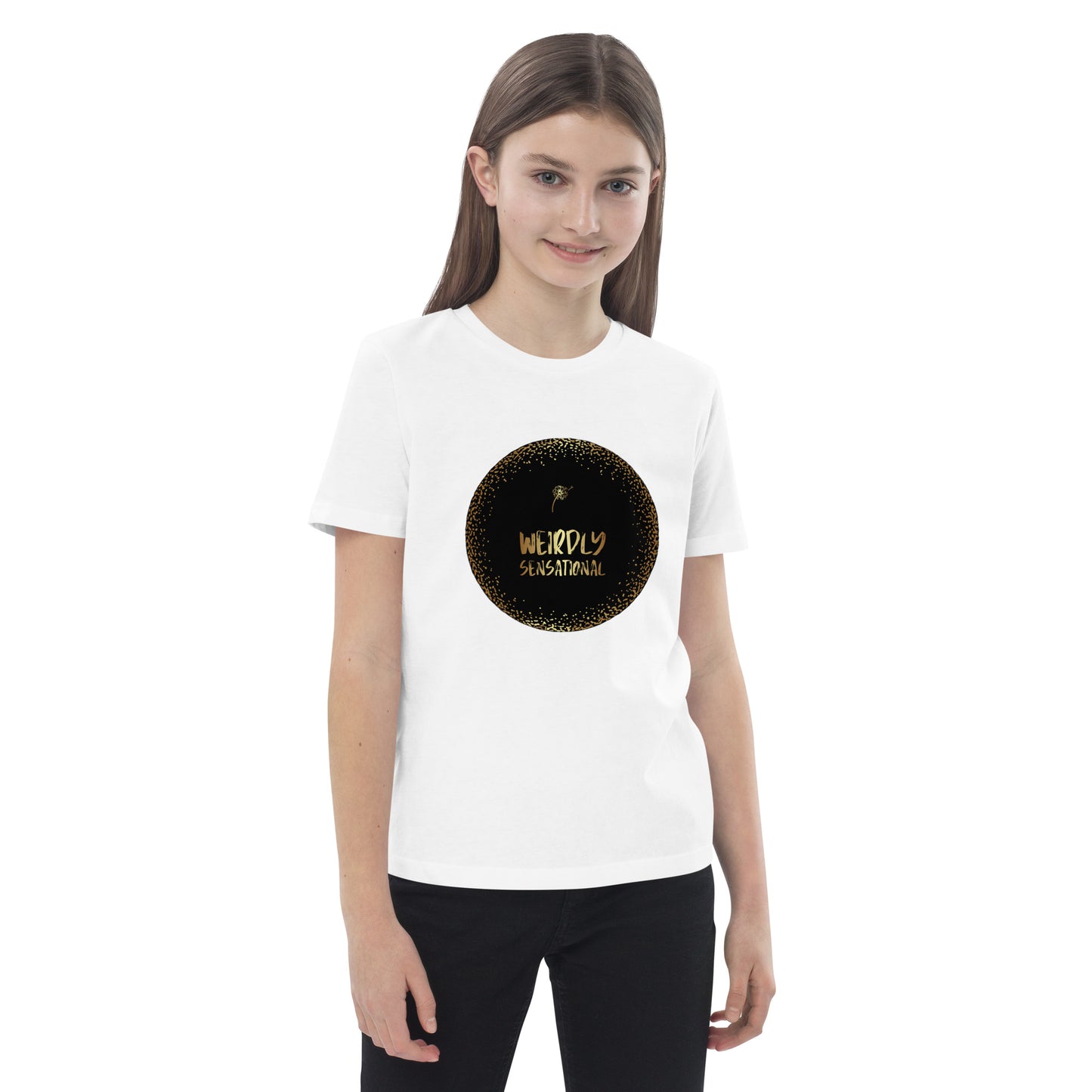 Weirdly Sensational Organic cotton kids t-shirt - White - Weirdly Sensational