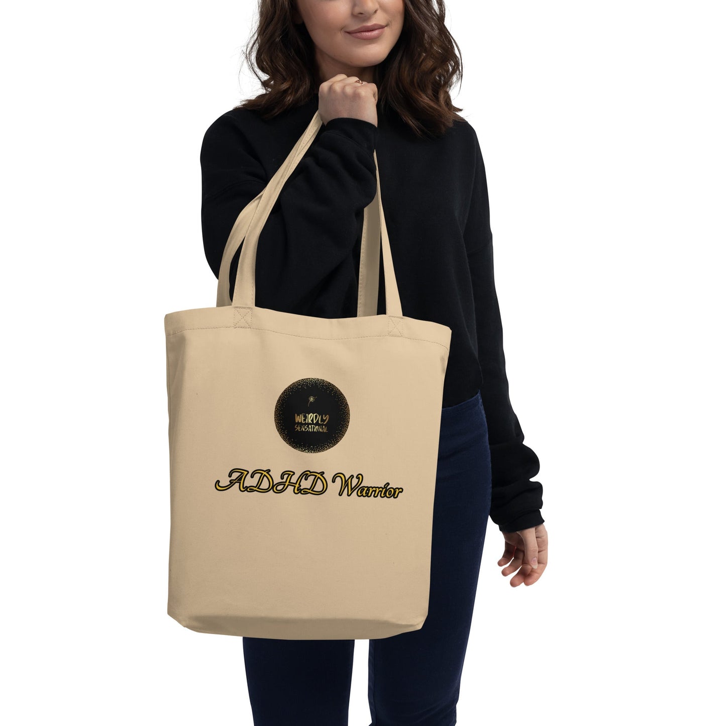 ADHD Warrior Eco Tote Bag - Weirdly Sensational