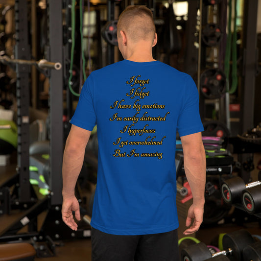 ADHD Warrior Unisex t-shirt - Weirdly Sensational