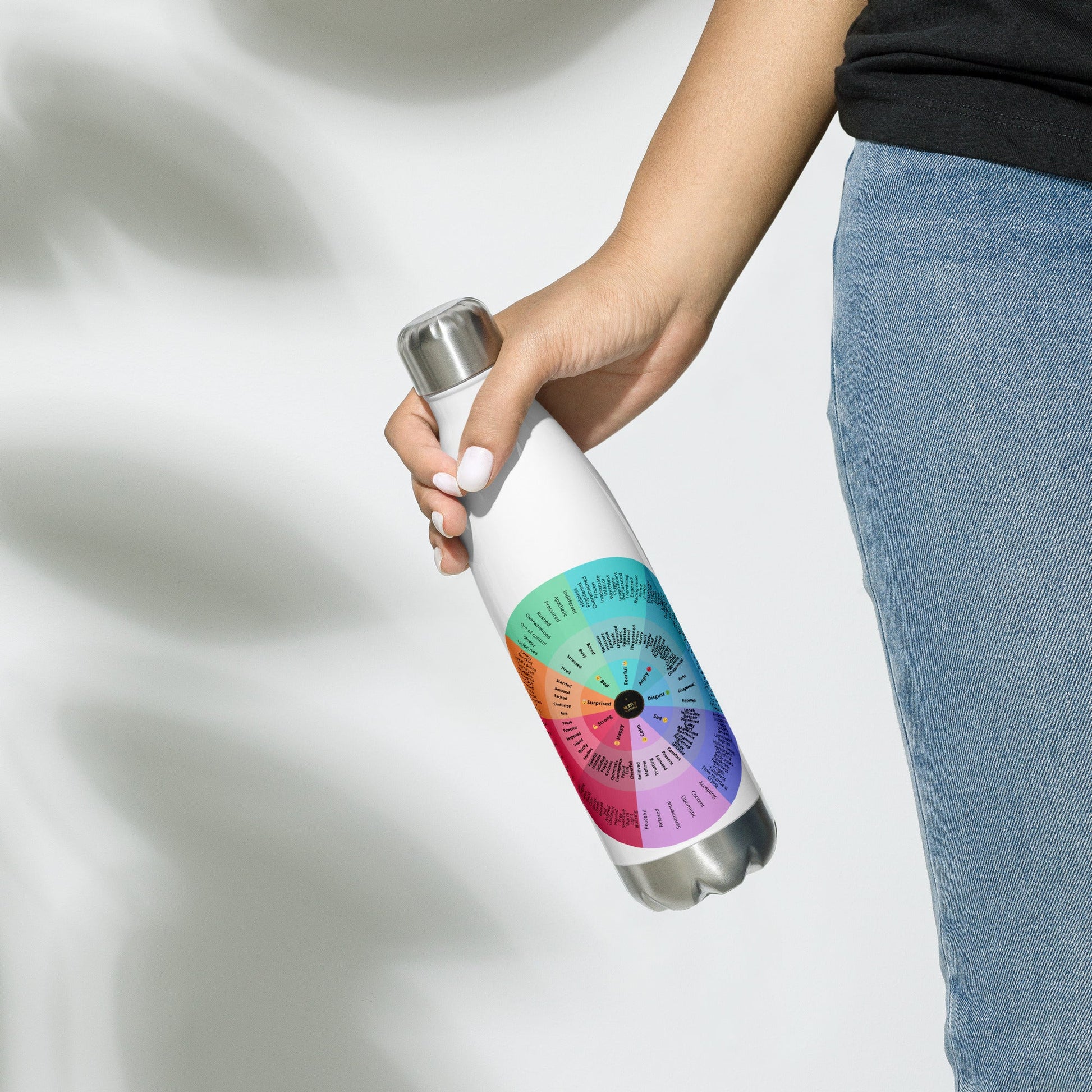 Emotions & Feelings Stainless steel water bottle - Weirdly Sensational