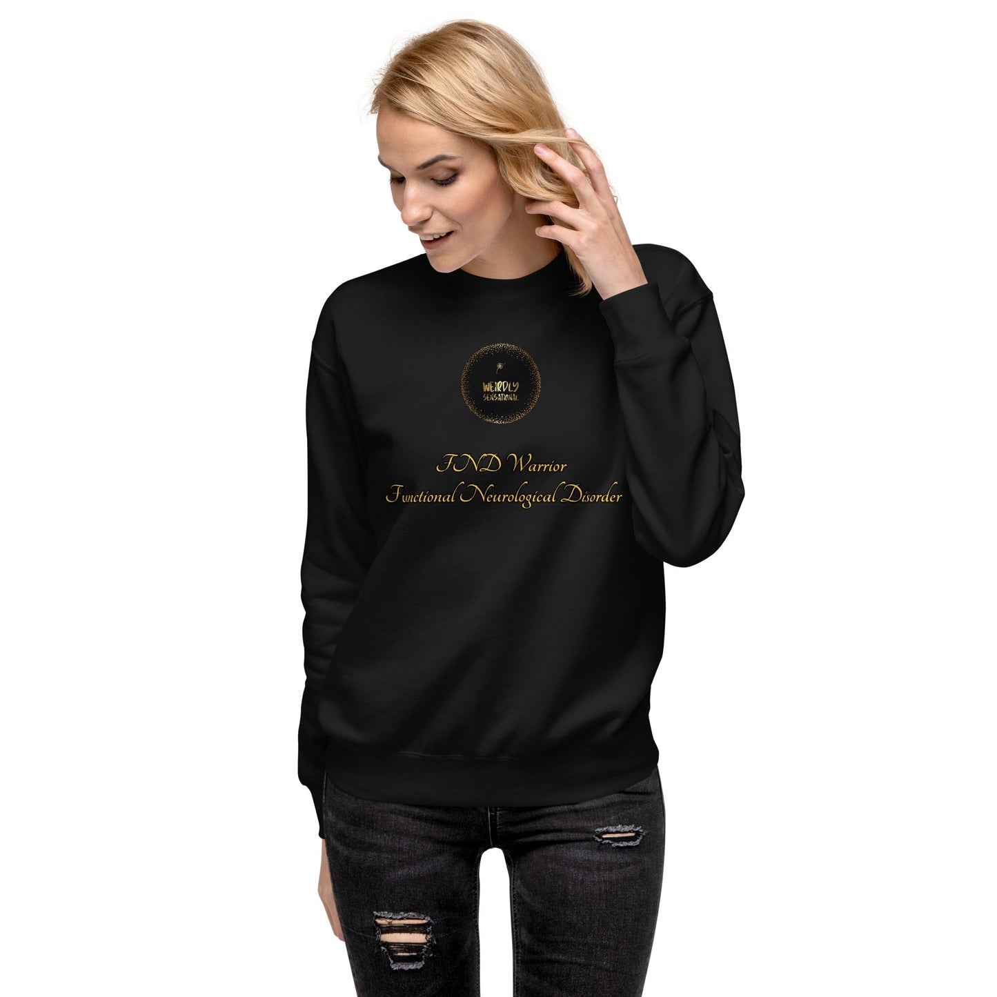 FND Unisex Premium Sweatshirt - Weirdly Sensational