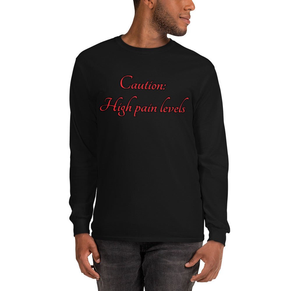 High pain levels Men’s Long Sleeve Shirt - Weirdly Sensational