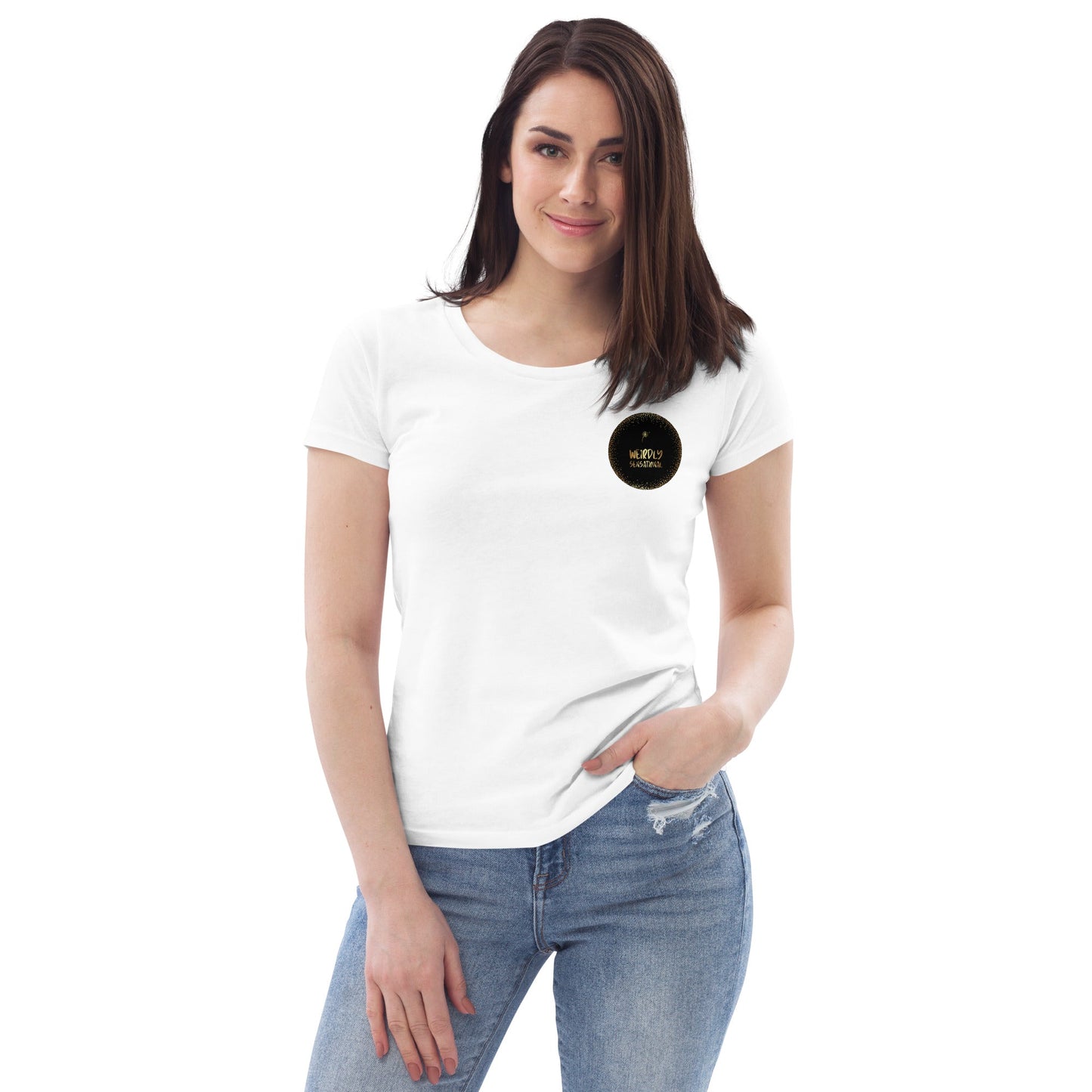 I cry Women's fitted eco tee - Weirdly Sensational