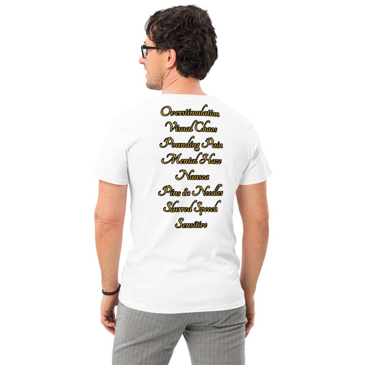 Migraine Warrior Men's premium cotton t-shirt - Weirdly Sensational