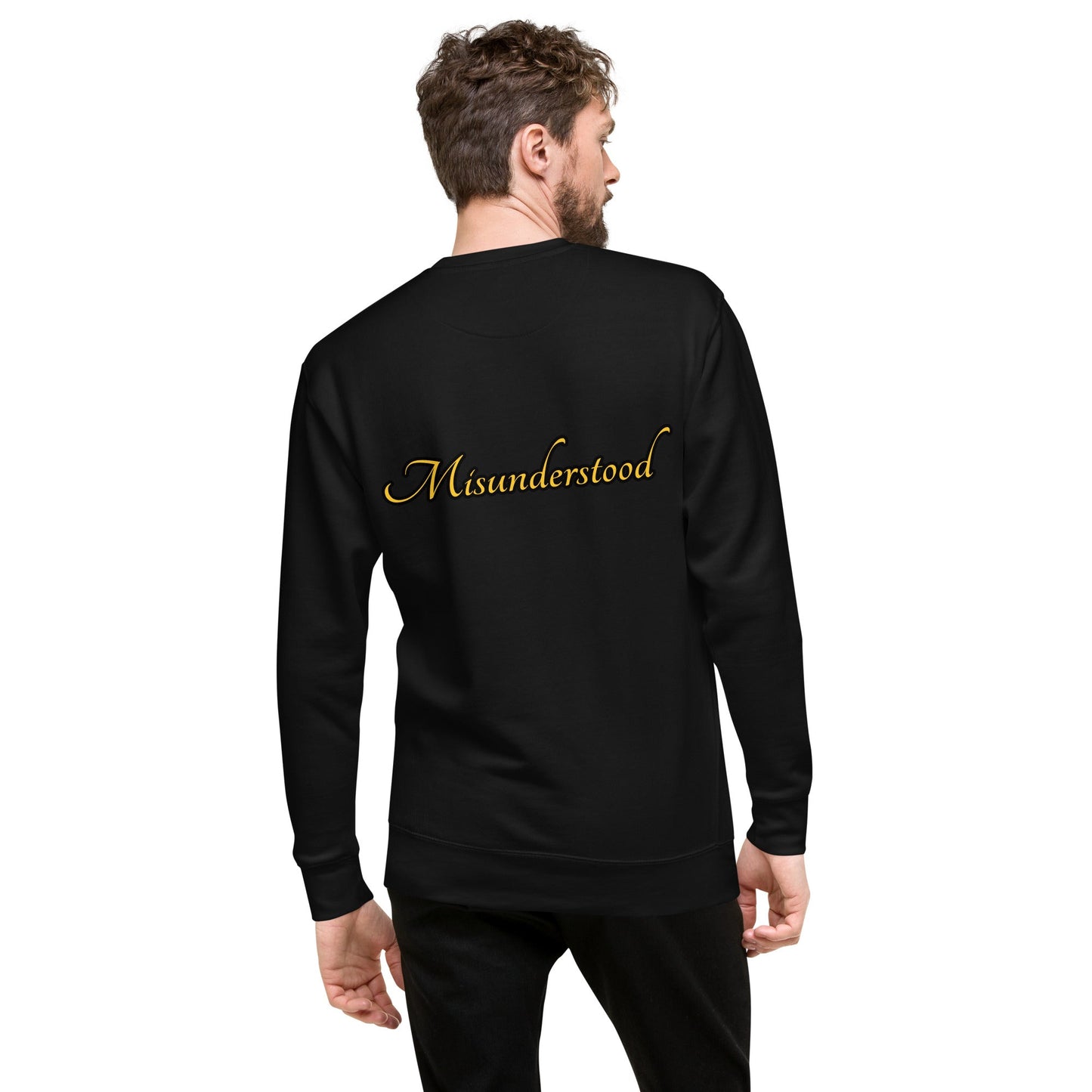 Misunderstood Unisex Premium Sweatshirt - Black - Weirdly Sensational
