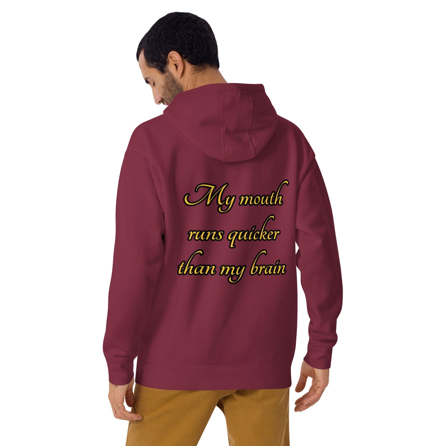 My mouth runs Unisex Hoodie - Weirdly Sensational