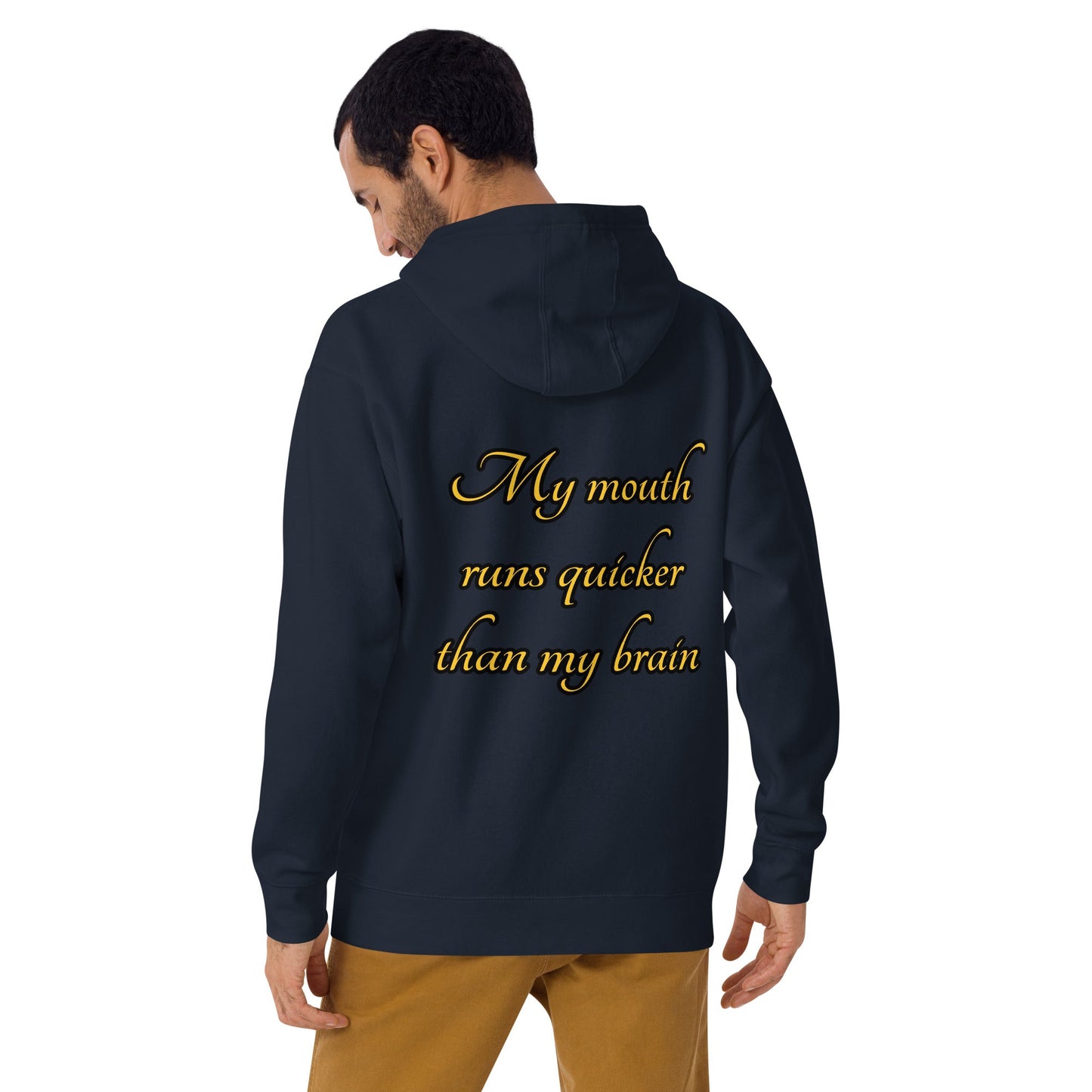 My mouth runs Unisex Hoodie - Weirdly Sensational