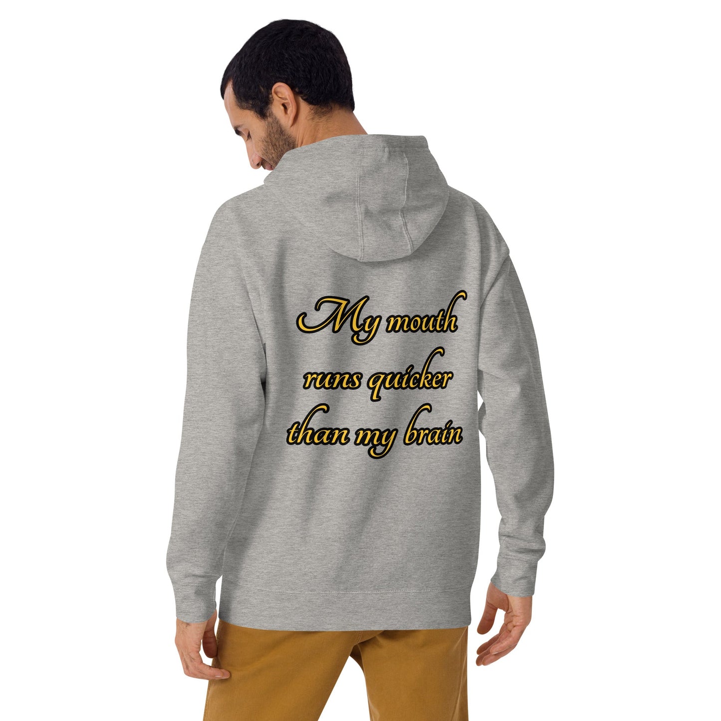 My mouth runs Unisex Hoodie - Weirdly Sensational