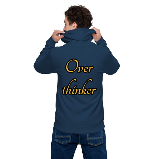 Overthinker Unisex basic zip hoodie - Weirdly Sensational