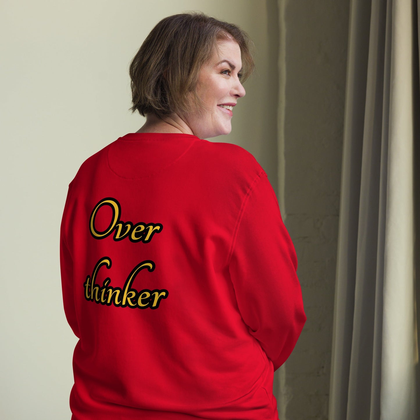 Overthinker Unisex organic sweatshirt - Weirdly Sensational