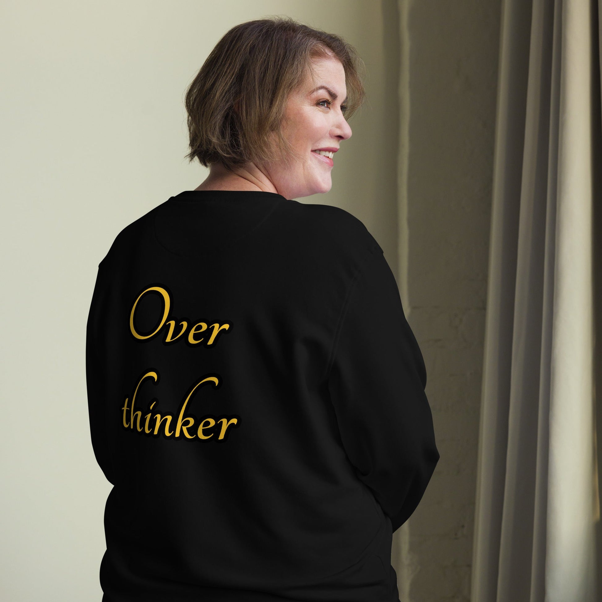 Overthinker Unisex organic sweatshirt - Weirdly Sensational