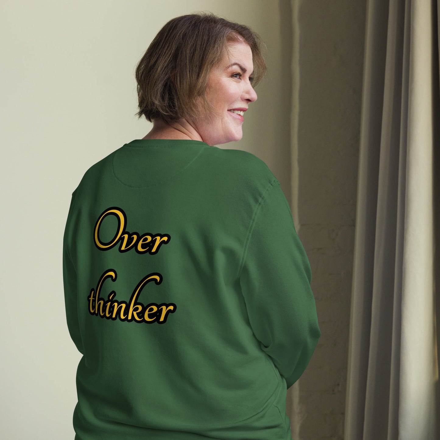 Overthinker Unisex organic sweatshirt - Weirdly Sensational