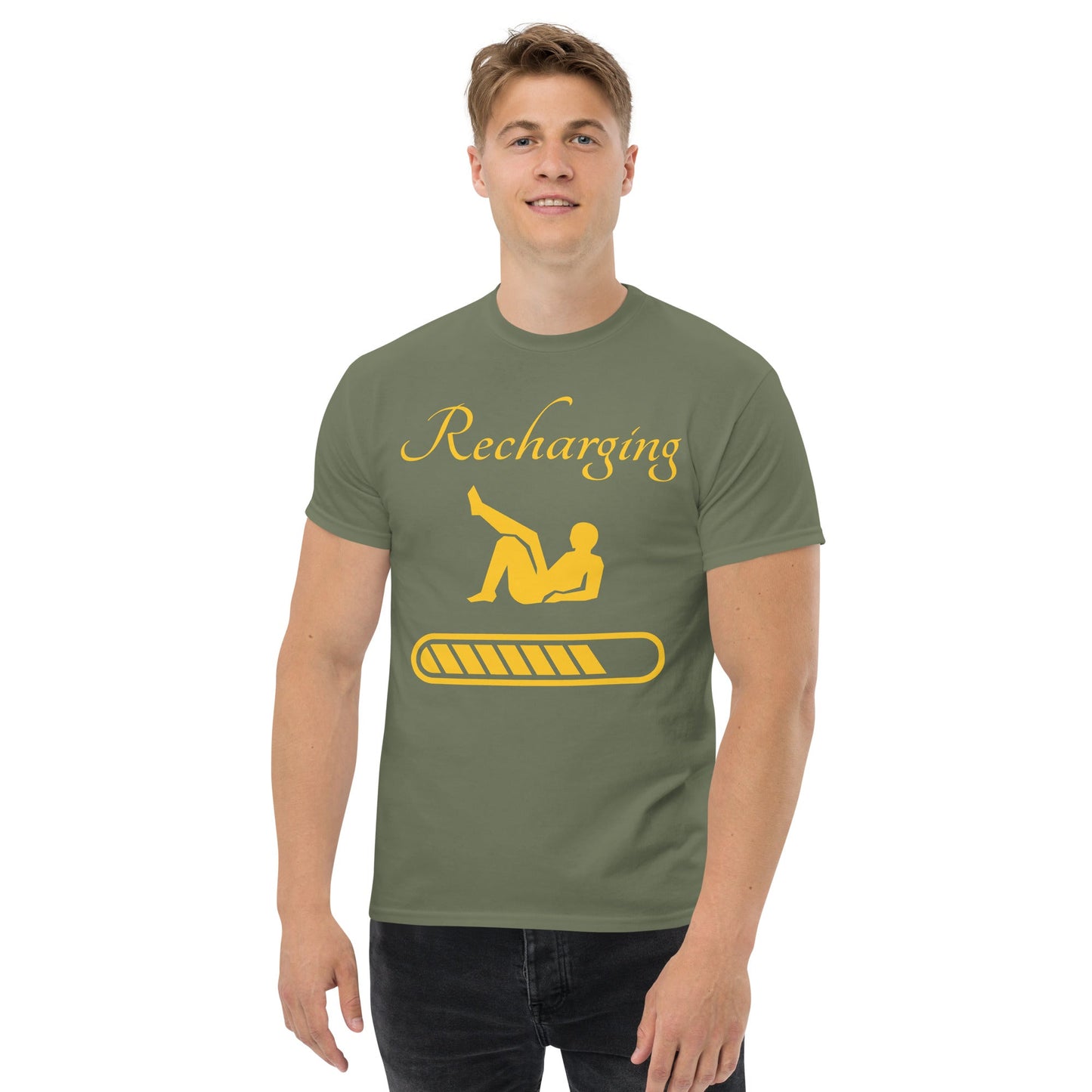 Recharging Men's classic tee - Weirdly Sensational