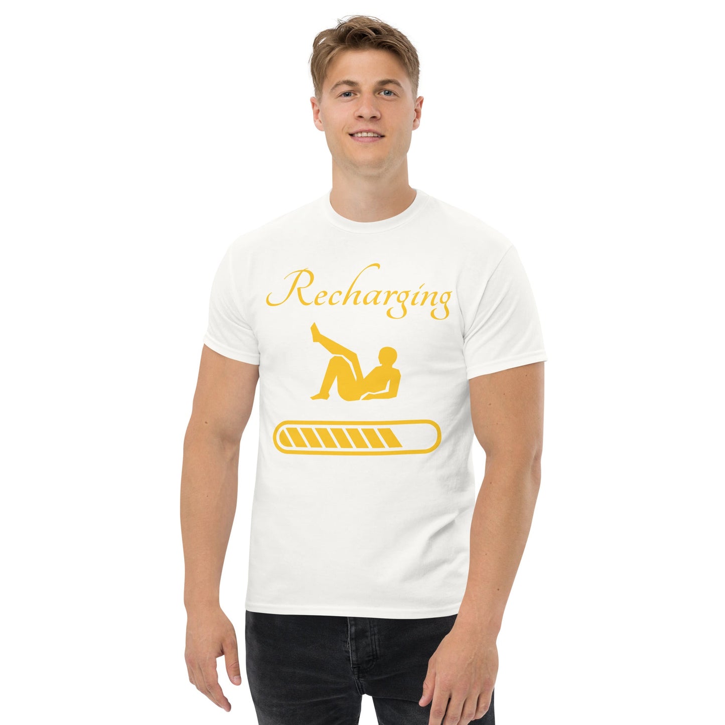 Recharging Men's classic tee - Weirdly Sensational