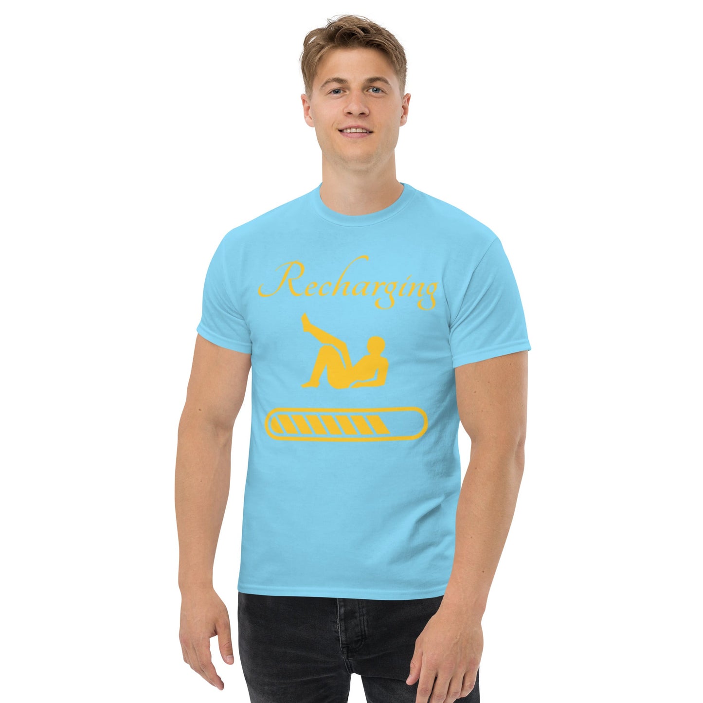 Recharging Men's classic tee - Weirdly Sensational