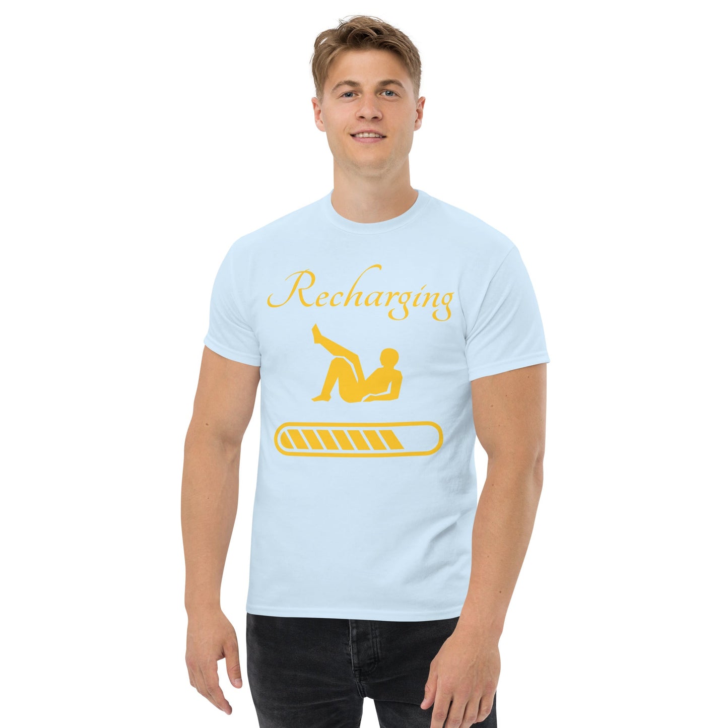 Recharging Men's classic tee - Weirdly Sensational