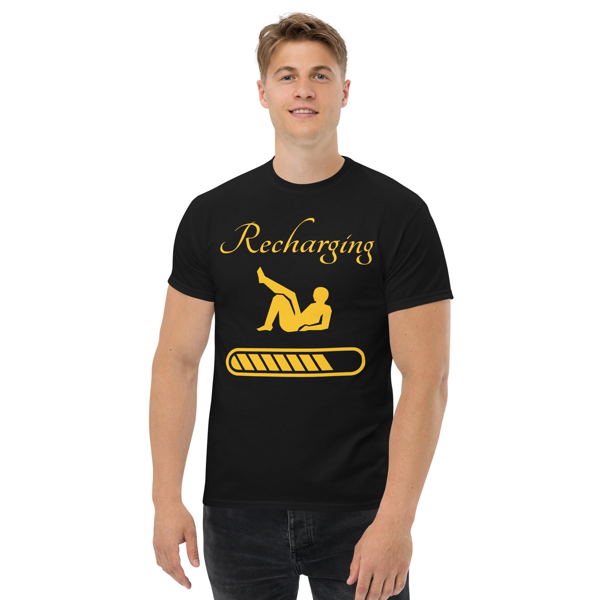 Recharging Men's classic tee - Weirdly Sensational