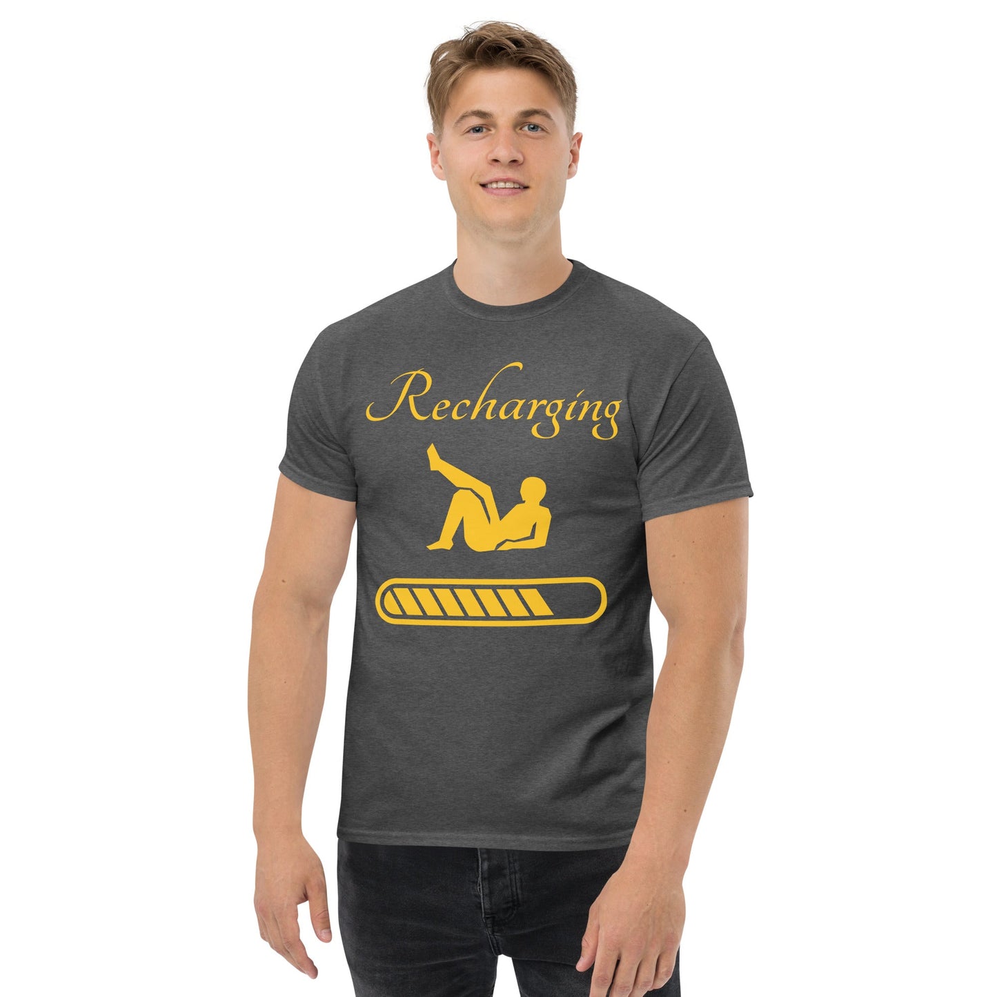 Recharging Men's classic tee - Weirdly Sensational