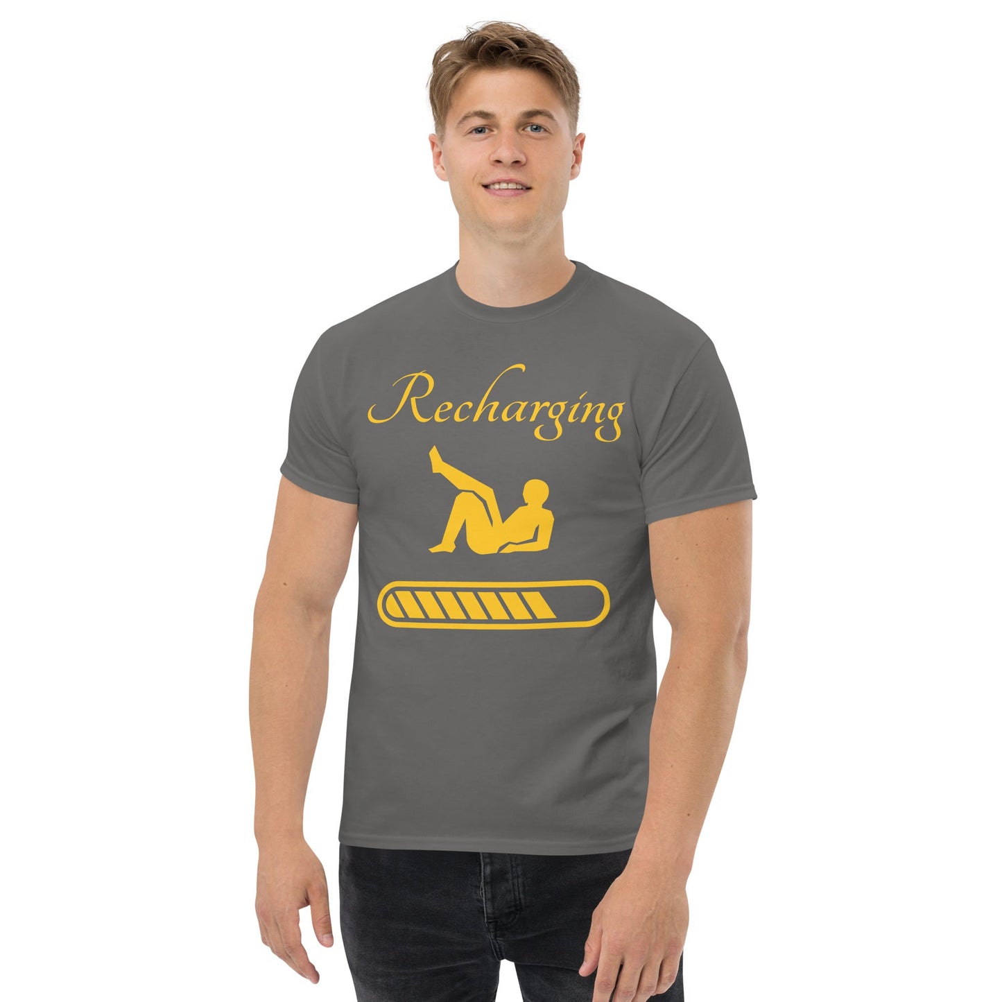 Recharging Men's classic tee - Weirdly Sensational