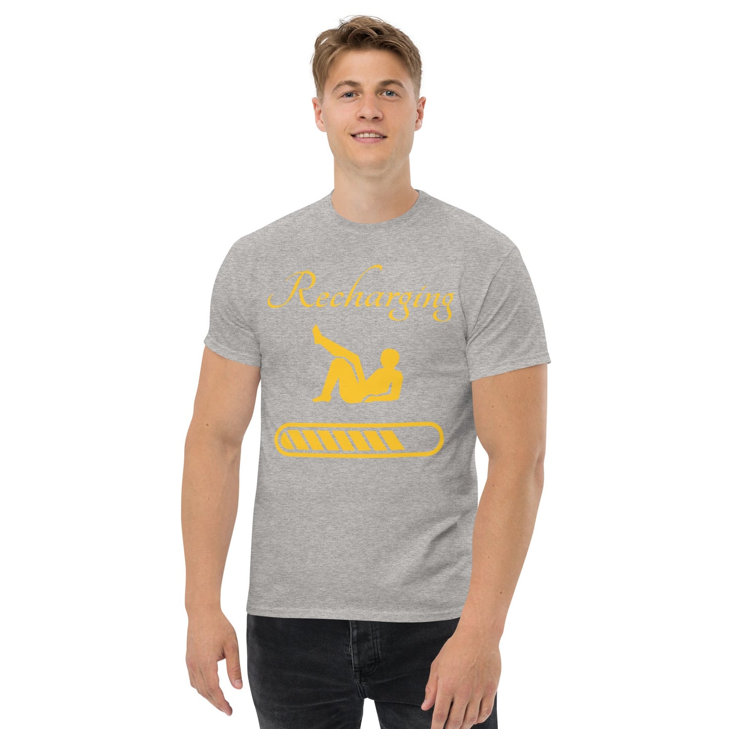 Recharging Men's classic tee - Weirdly Sensational