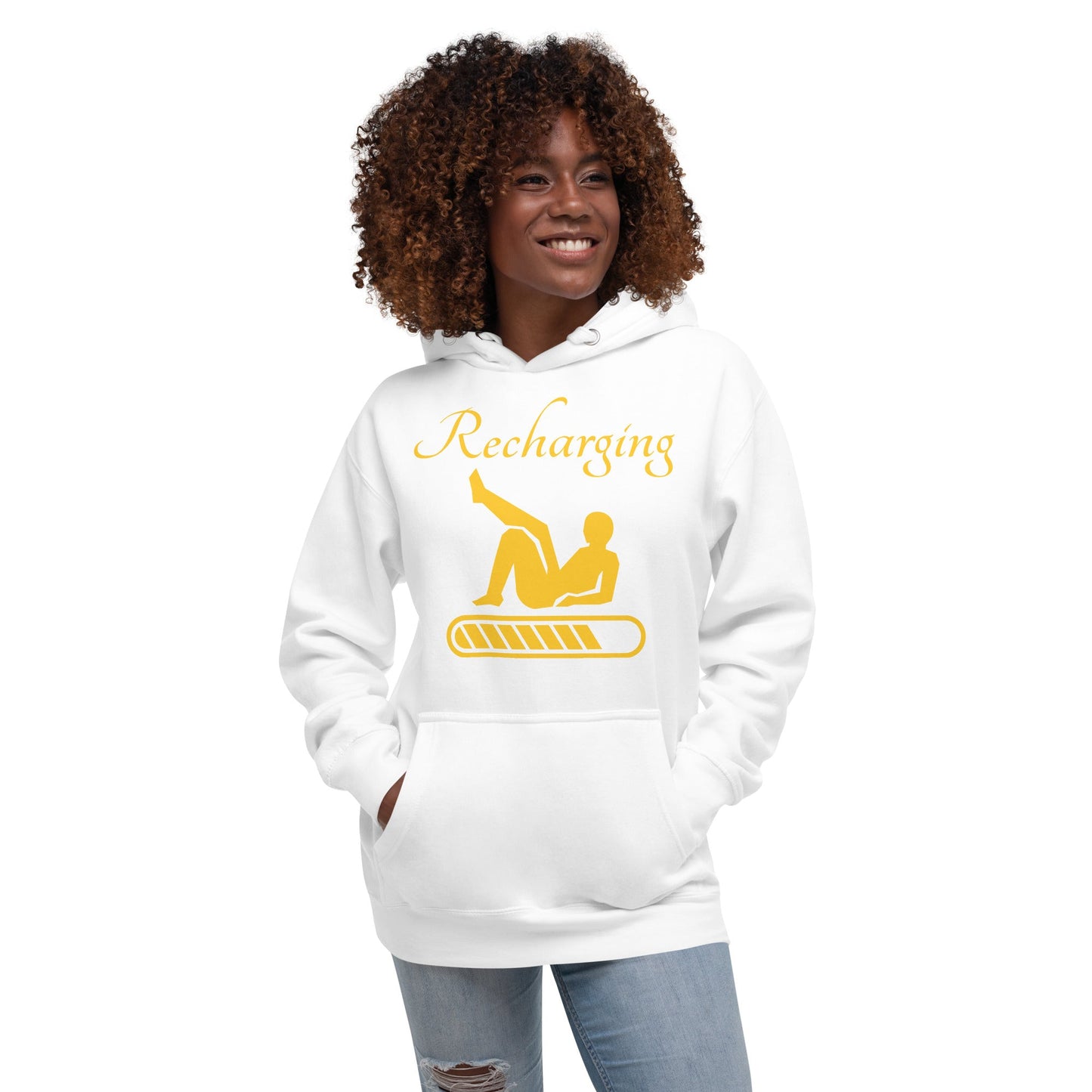 Recharging Unisex Hoodie - Weirdly Sensational