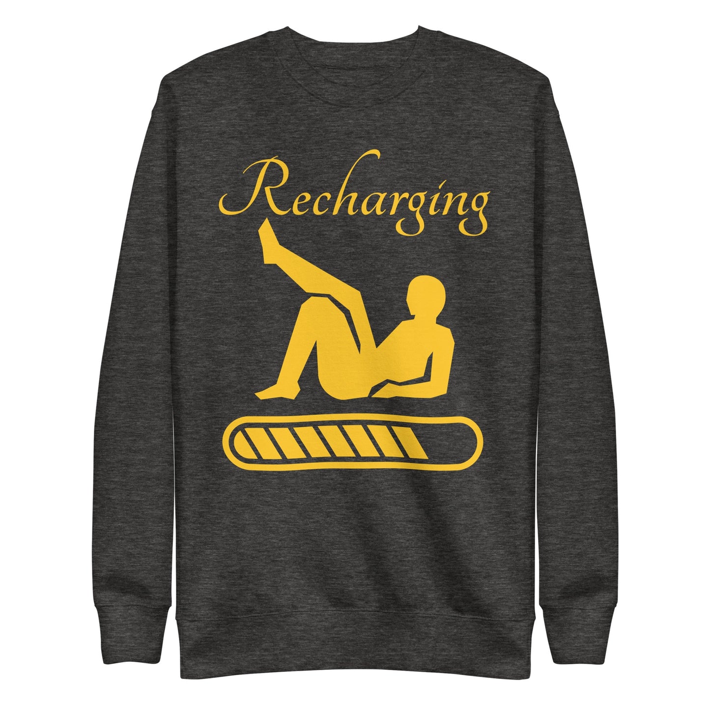 Recharging Unisex Premium Sweatshirt - Weirdly Sensational