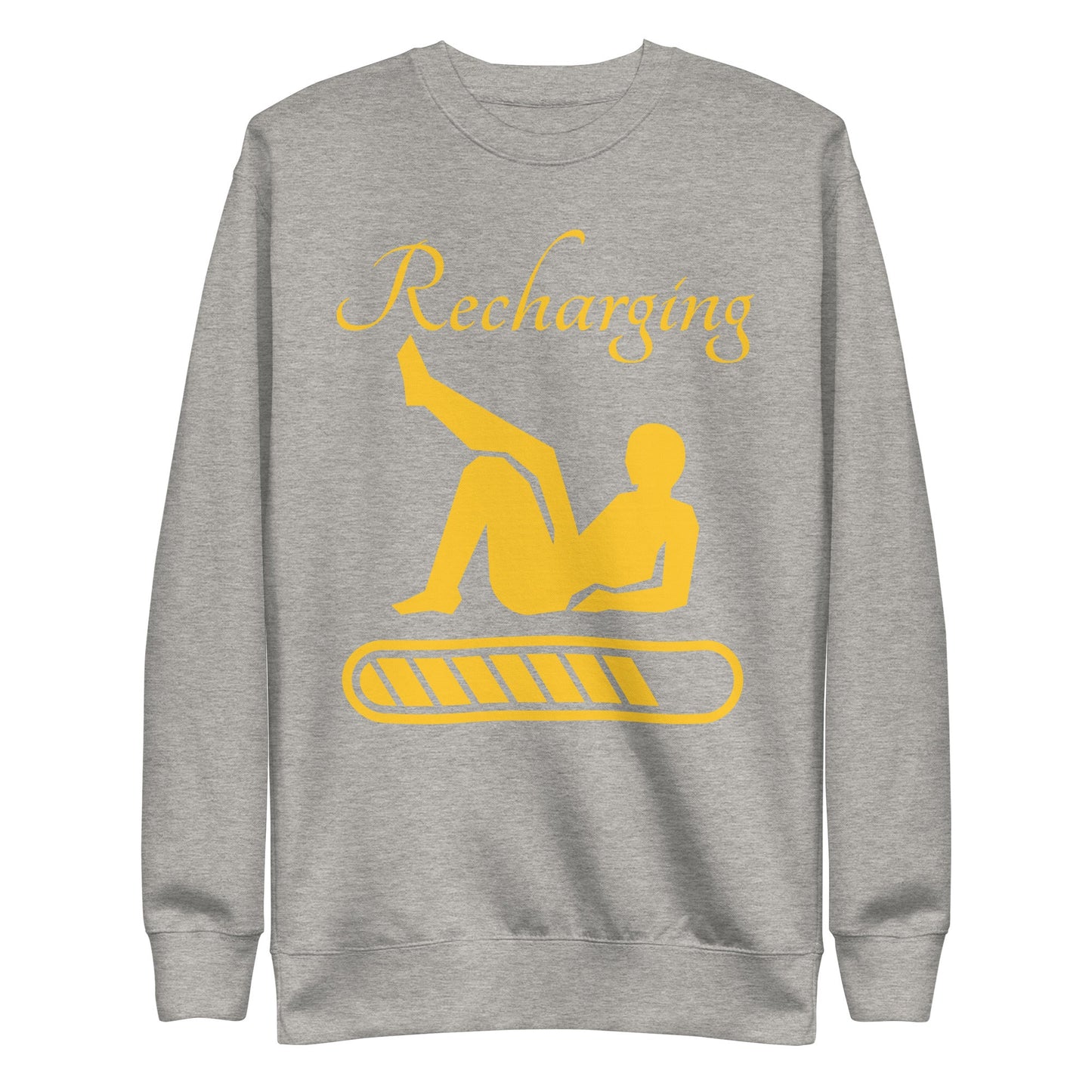 Recharging Unisex Premium Sweatshirt - Weirdly Sensational