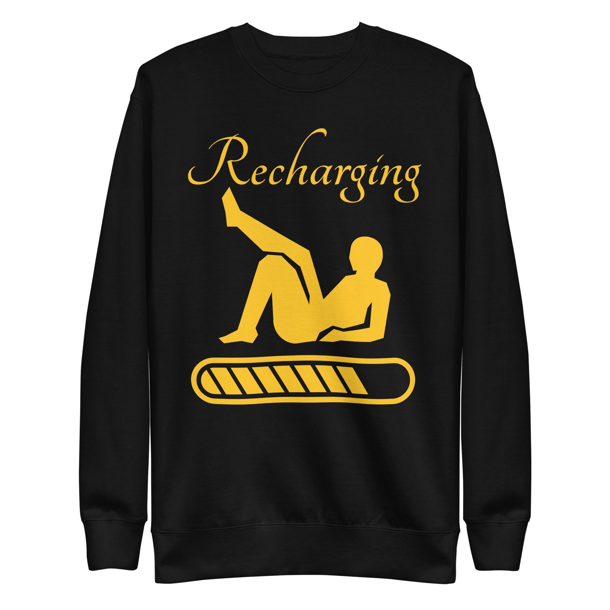 Recharging Unisex Premium Sweatshirt - Weirdly Sensational