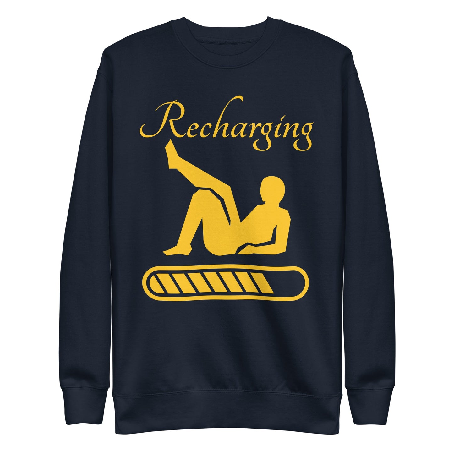 Recharging Unisex Premium Sweatshirt - Weirdly Sensational