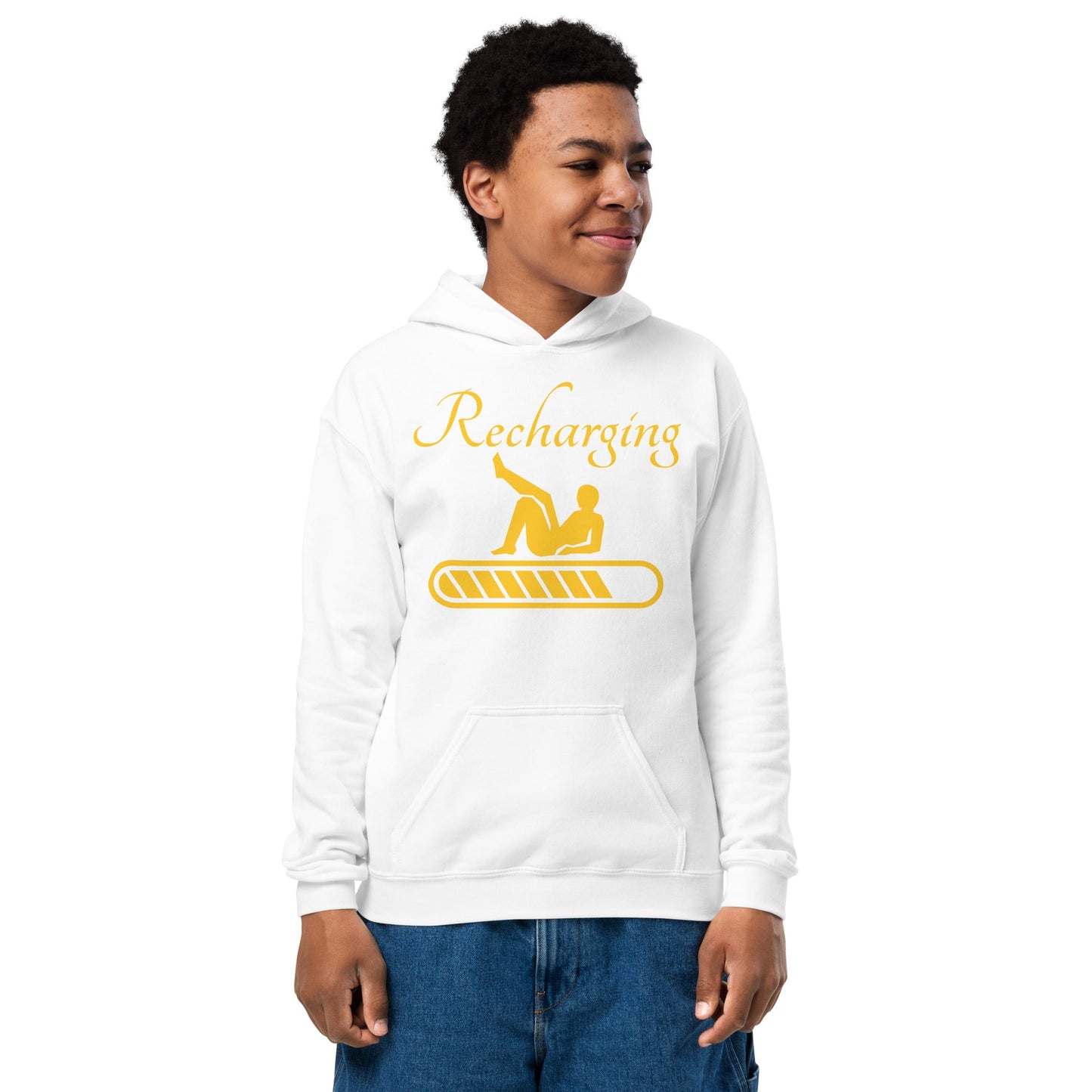 Recharging Youth heavy blend hoodie - Weirdly Sensational