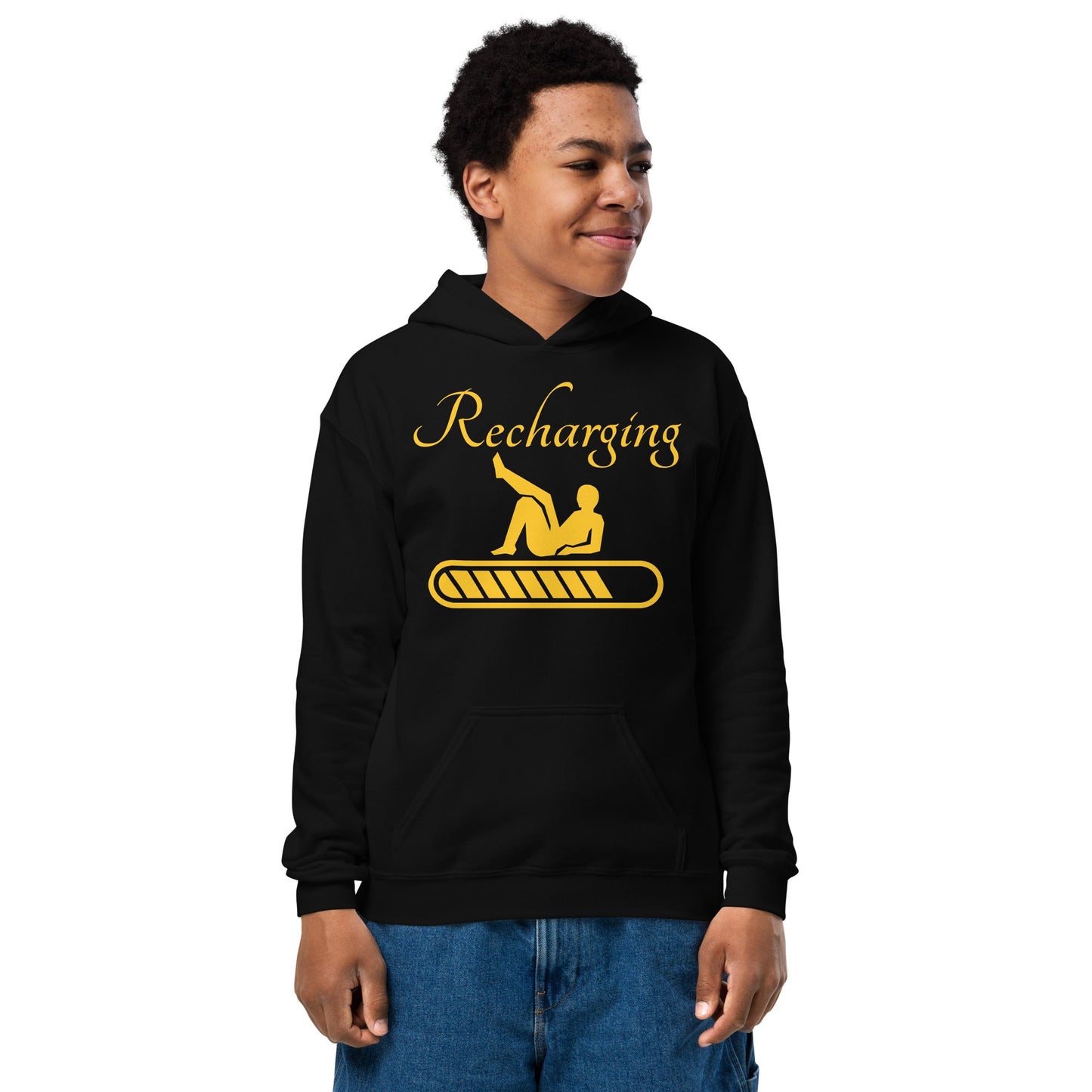 Recharging Youth heavy blend hoodie - Weirdly Sensational