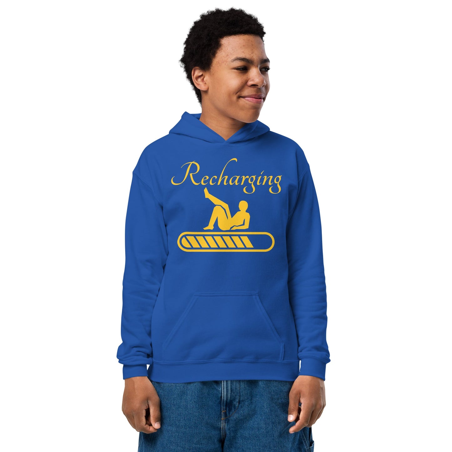 Recharging Youth heavy blend hoodie - Weirdly Sensational