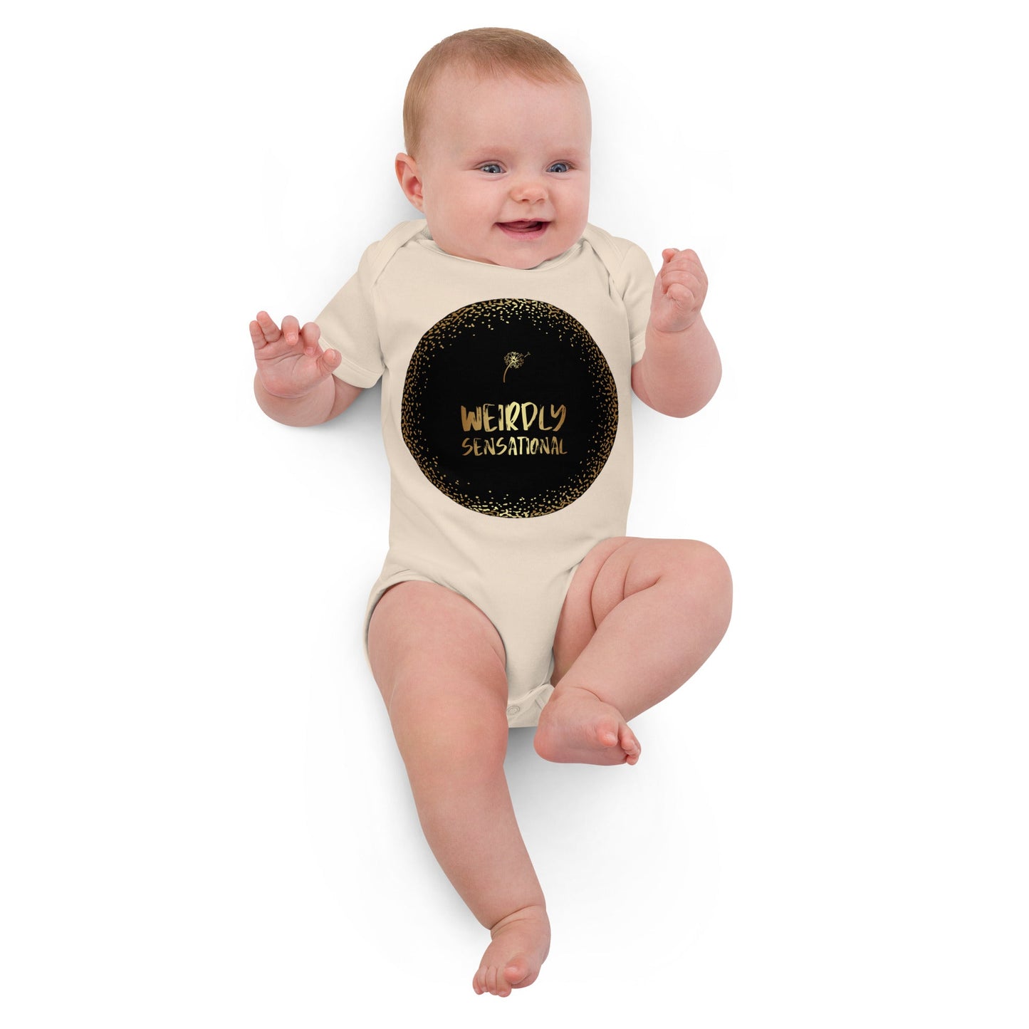 Weirdly Sensational Organic cotton baby bodysuit - Weirdly Sensational